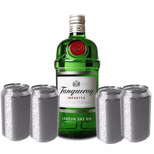Combo Tanqueray + 4 Águas Tônicas