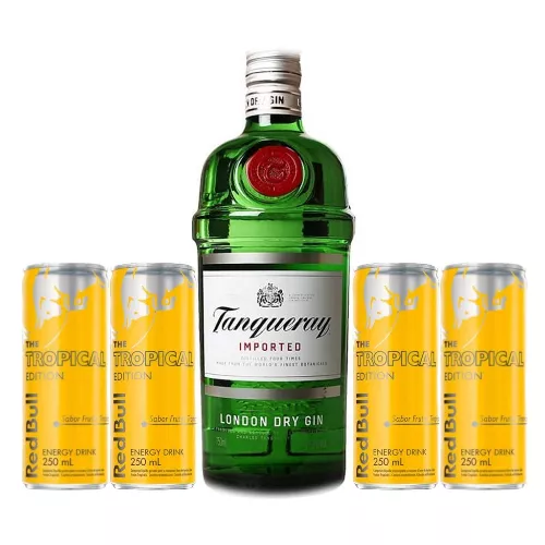 Combo Tanqueray + 4 Red Bull Tropical